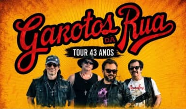 Show Garotos da Rua - turnê de 43 anos de banda em Caçapava do Sul
