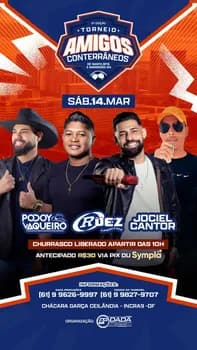 Imagem do SHOW TORNEIO DOS AMIGOS CONTERRÂNEOS SANTA RITA/CHÁCARA GARÇA