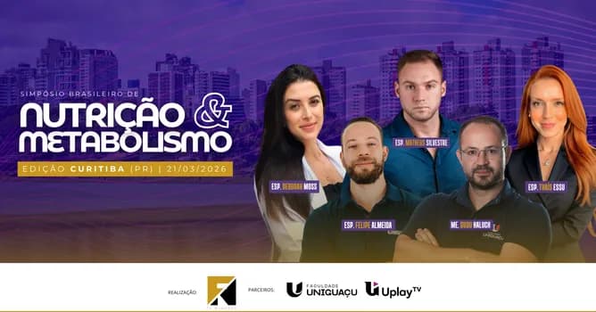 Imagem do SIMPÓSIO BRASILEIRO DE NUTRIÇÃO E METABOLISMO 2026 EDIÇÃO CURITIBA