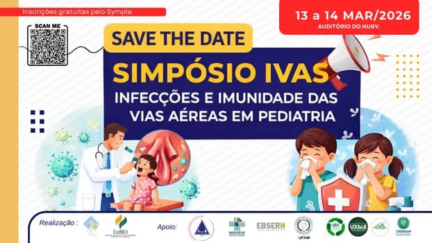 Imagem do SIMPÓSIO IVAS - INFECÇÕES E IMUNIDADE DAS VIAS AÉREAS EM PEDIATRIA