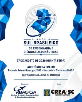 Imagem do SIMPÓSIO SUL BRASILEIRO DE ENGENHARIA E CIÊNCIAS AERONÁUTICAS
