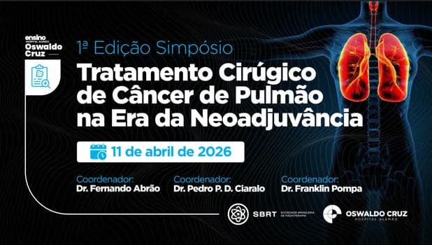 Imagem do Simpósio: Tratamento Cirúrgico de Câncer de Pulmão na era da Neoadjuvância