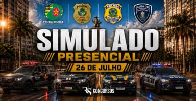 SIMULADO PRESENCIAL - 26 de julho de 2026 em Goiânia
