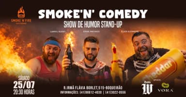 SMOKE'N' COMEDY STAND UP COMEDY EM CURITIBA em Curitiba