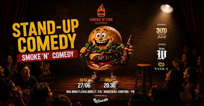 Imagem do SMOKE'N' COMEDY STAND UP COMEDY EM CURITIBA