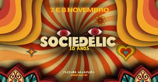 Imagem do SOCIEDÉLIC 10 ANOS | 07 e 08 de Novembro