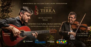 Sons da Terra - Arnaldo Freitas e Maestro Marcio Cavalcanti - Show Pirapozinho em Pirapozinho