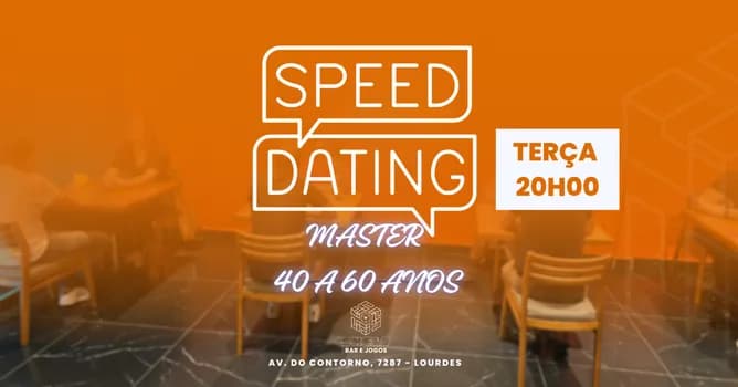 Imagem do Speed Dating na Shelf Master (40 a 60 anos)