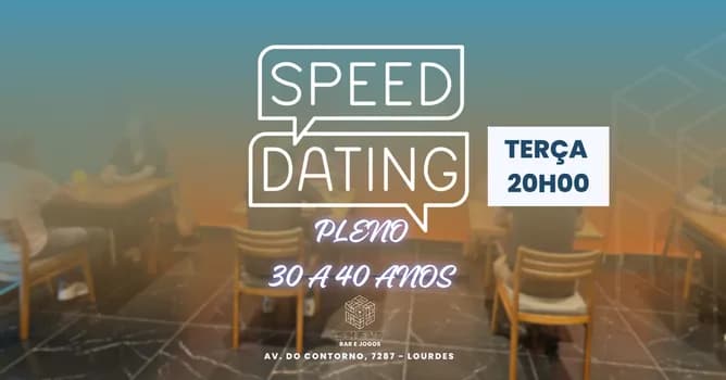 Imagem do Speed Dating na Shelf Pleno (30 a 40 anos)