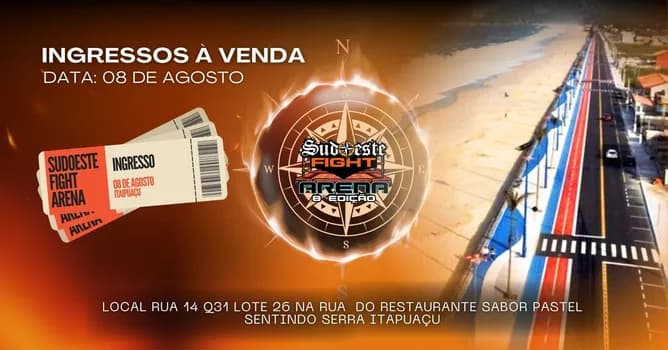 Imagem do Sudoeste Fight Arena - 8ª Edição