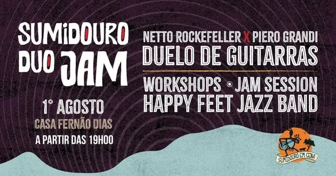 Imagem do SUMIDOURO DUO JAM - DUELO DE GUITARRAS