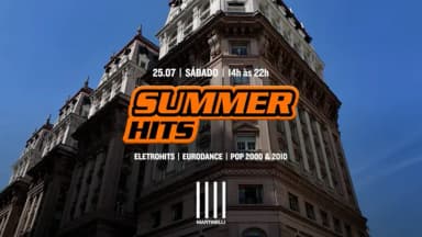 SUMMER HITS no Edifício Martinelli! | 25.07 (DIA) em São Paulo