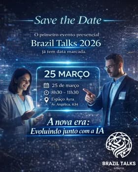 Imagem do Super Talks 2026 - 1° evento presencial do Brazil Talks!