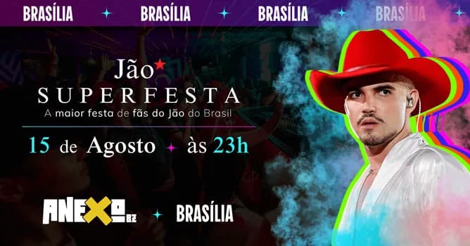 Imagem do SUPERFESTA DE FÃS DO JÃO - BRASÍLIA