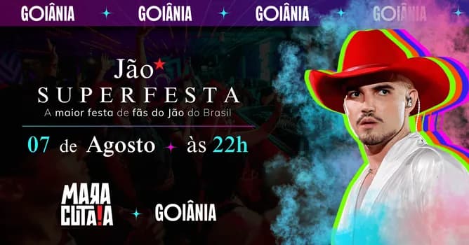Imagem do SUPERFESTA DE FÃS DO JÃO - GOIÂNIA