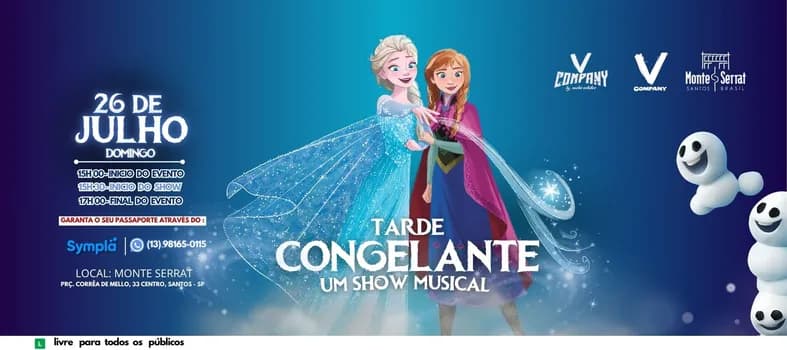 Imagem do Tarde Congelante - Show Musical Frozen