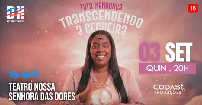 Imagem do Tatá Mendonça em "Transcendendo a Cegueira" - Belo Horizonte