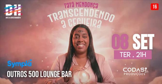 Imagem do Tata Mendonça em "Transcendendo a Cegueira" - Cabo Frio