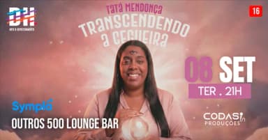 Tata Mendonça em "Transcendendo a Cegueira" - Cabo Frio em Cabo Frio