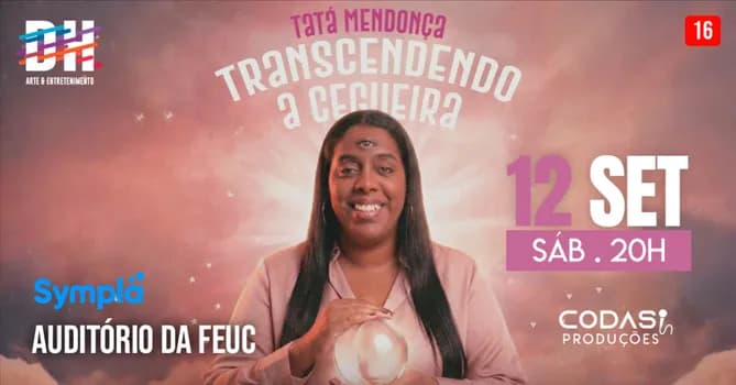 Imagem do Tatá Mendonça em "Transcendendo a Cegueira" - Campo Grande