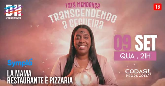 Imagem do Tata Mendonça em "Transcendendo a Cegueira" - Rio das Ostras