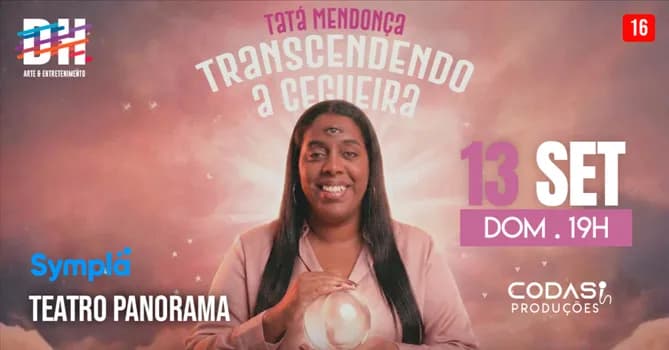 Imagem do Tatá Mendonça em "Transcendendo a Cegueira" - São Gonçalo