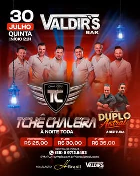 Imagem do Tchê Chaleira + Duplo Astral no Valdir's Bar