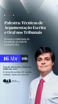 Imagem do Técnica de Argumentação Escrita e Oral nos Tribunais