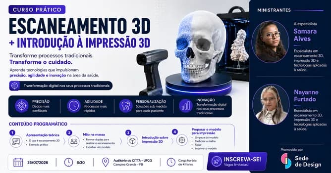 Imagem do Tecnologias Digitais: Escaneamento 3D e impressão 3D