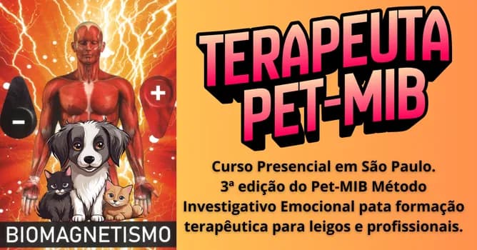 Imagem do Terapeuta Pet-MIB - Curso Presencial 14 e 15/03/ em São Paulo (2026)