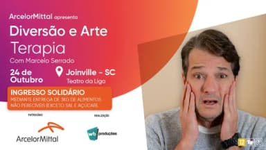 TERAPIA - COM MARCELO SERRADO - DIVERSÃO E ARTE 2026 em Joinville