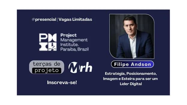 Imagem do Terças de Projeto - Estratégia, Posicionamento, Imagem e Esteira para ser um Líder Digital