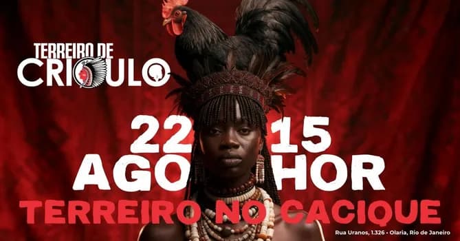 Imagem do Terreiro de Crioulo no Cacique de Ramos
