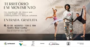 TERRITÓRIO EM MOVIMENTO - 10/08 - 19H em Duque de Caxias