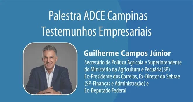 Imagem do Testemunhos empresariais Guilherme Campos Junior- ADCE