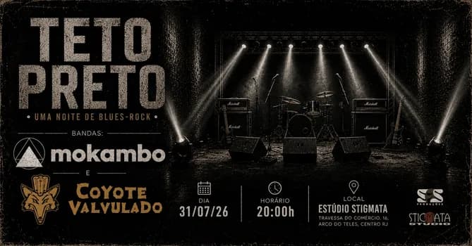 Imagem do Teto Preto - Mokambo e Coyote Valvulado
