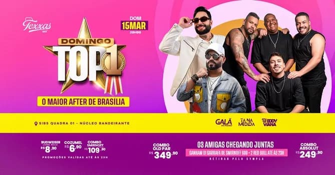 Imagem do TEXXAS BAR | DOMINGO TOP 1 - MESA DE PAGODE | GRUPO TA NA MEDIDA - GALÃ DO PISEIRO - DJ EDDY VIANA