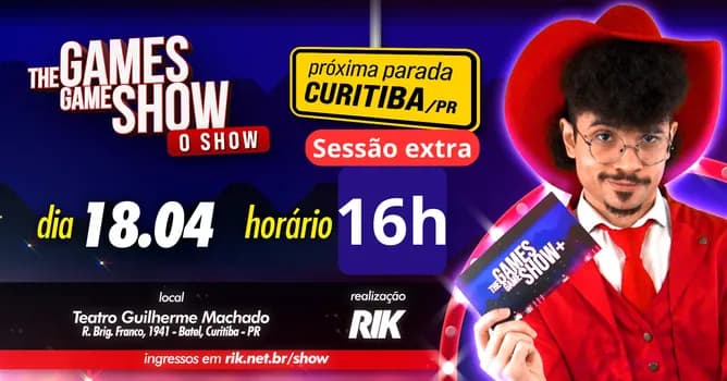 Imagem do The Games Game Show (TGGS) - Curitiba/PR Sessão Extra