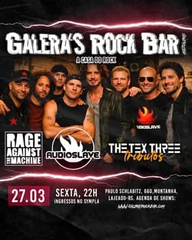 Imagem do The Tex Three - Tributo Audioslave e RATM no Galera's!