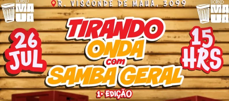 Imagem do Tirando Onda com Samba Geral 1 Edição