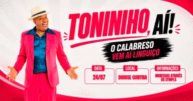 Toninho Tornado - O Calabreso vem aí em Curitiba