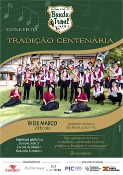 Imagem do Tradição Centenária - Concertos e Preservação da Banda Treml - São Bento do Sul