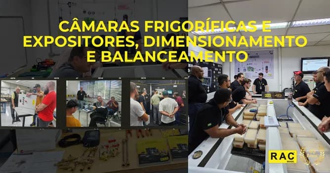 Imagem do Treinamento Câmaras Frigoríficas e Expositores: Dimensionamento e Balanceamento 25 e 26/09/26