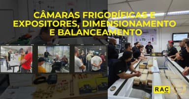 Treinamento Câmaras Frigoríficas e Expositores: Dimensionamento e Balanceamento 25 e 26/09/26 em Taboão da Serra