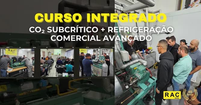 Imagem do Treinamento CO2 Subcrítico + Refrigeração Comercial Avançado (Integrado)
