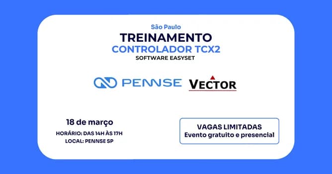 Imagem do Treinamento Controlador TCX2 - Software Easyset - SBC - SP