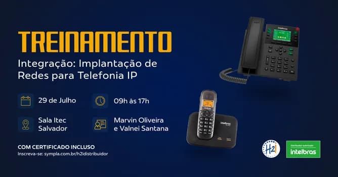 Imagem do Treinamento: Integração - Implantação de Redes Para Telefonia IP