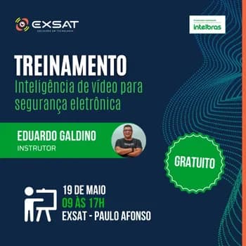 Imagem do Treinamento: Inteligência de vídeo para segurança eletrônica.