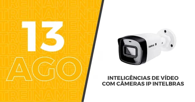 Imagem do Treinamento Inteligências de vídeo com Câmeras IP Intelbras