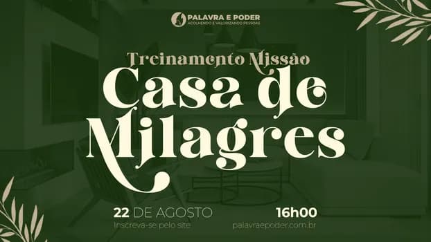Imagem do Treinamento Missão Casa de Milagres